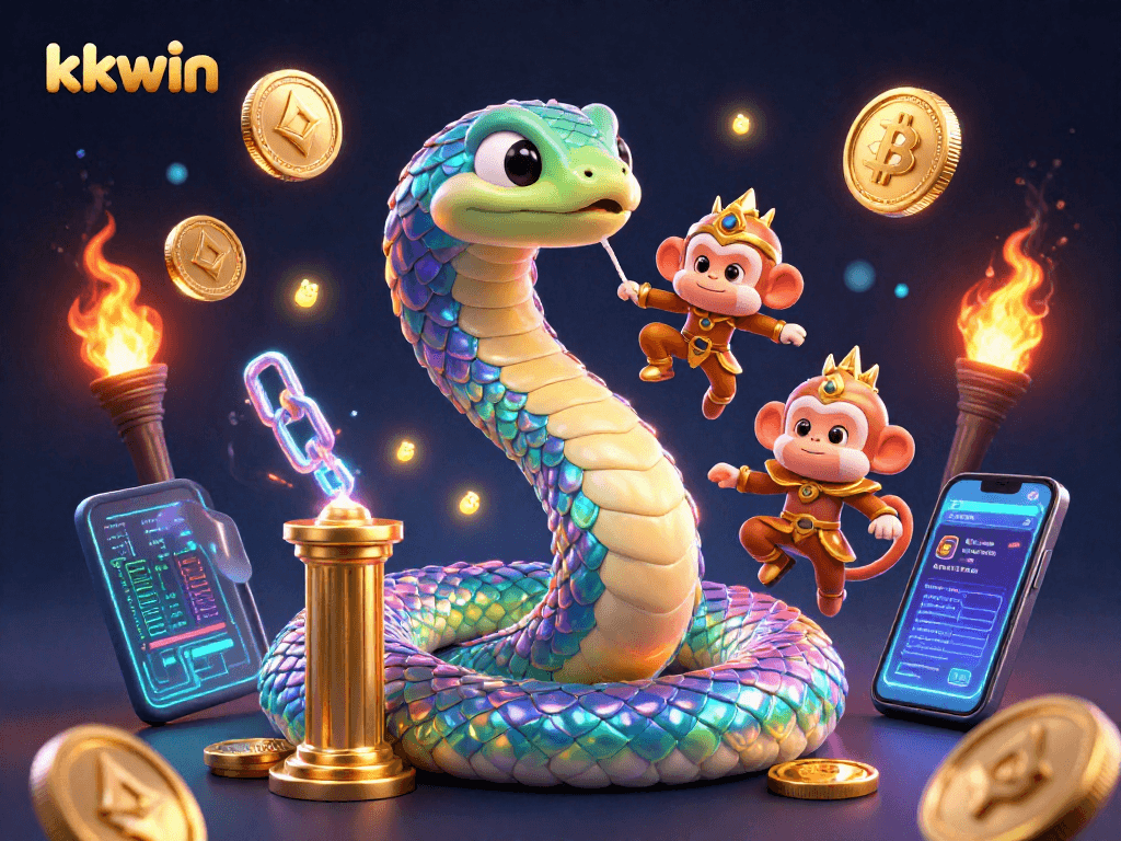 Engage with kkwin in a vibrant 3D illustration showcasing thrilling gaming elements and exciting betting experiences.