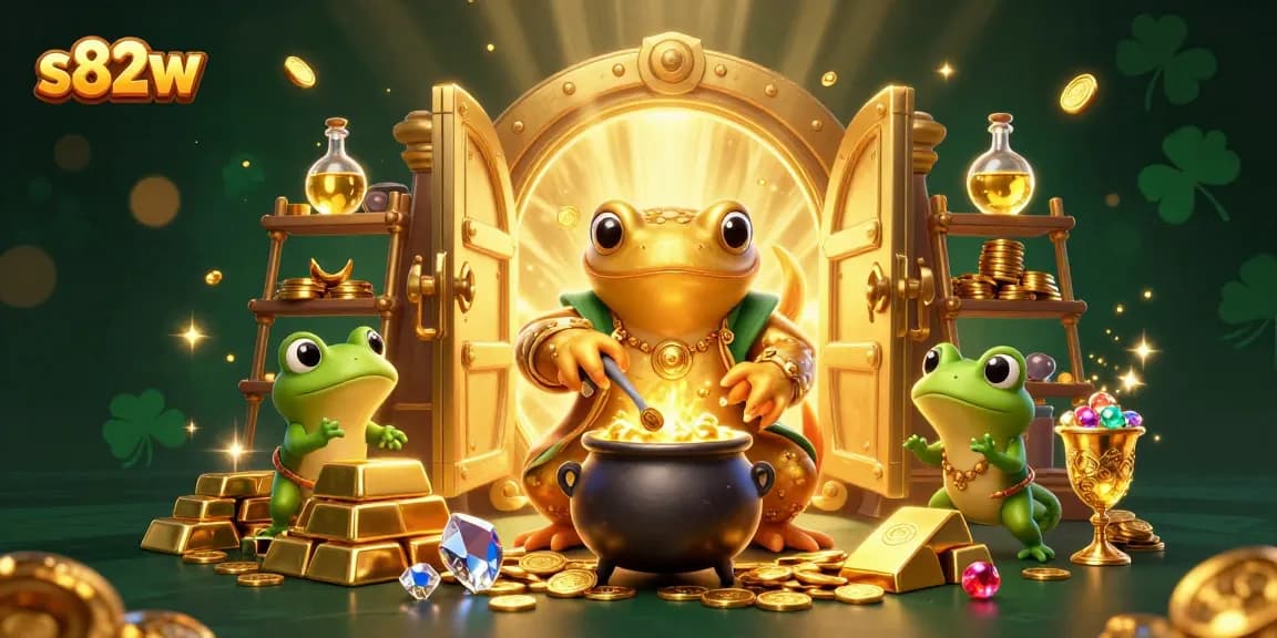 Experience thrilling moments playing at s82w, featuring vibrant characters and enchanting gold treasures.