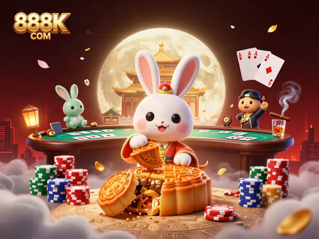 Engage in thrilling gameplay at 888K COM with a dynamic scene of poker excitement illustrated.