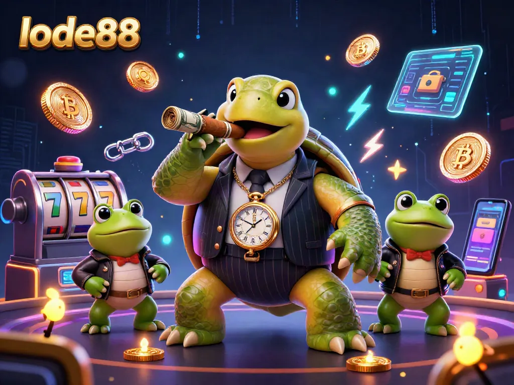 Engage with lode88's exciting slots experience featuring vibrant, animated casino elements.