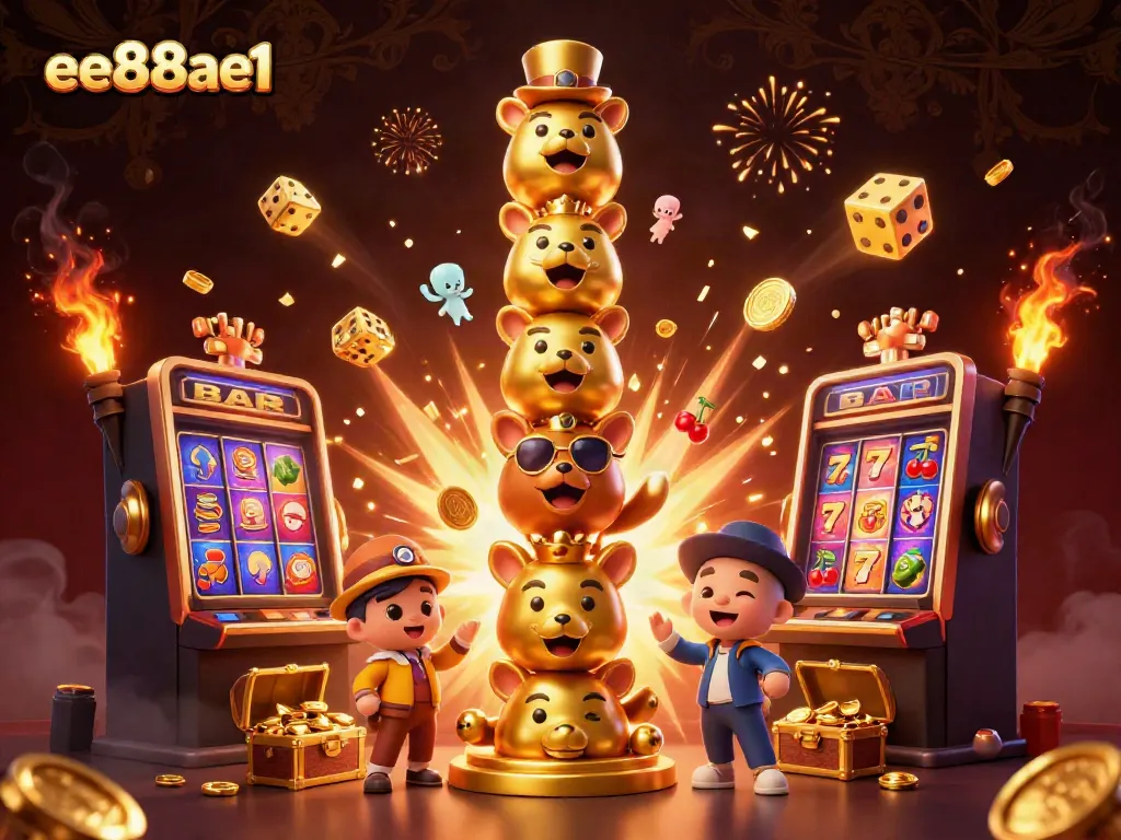 Experience the thrill of ee88ae1 through vibrant casino elements and dynamic characters in stunning detail.