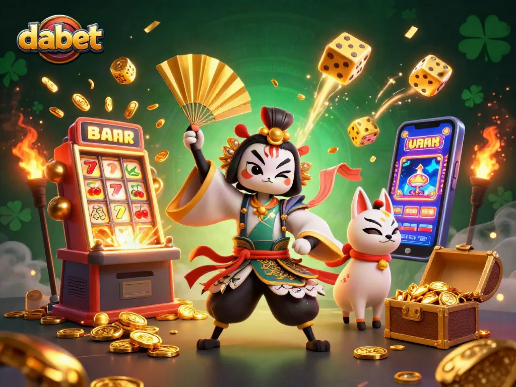 Immerse in dabet's thrilling casino adventures with vibrant game elements and captivating characters.