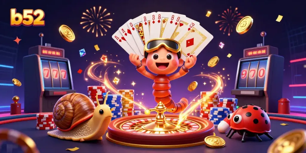 Experience thrilling b52 gameplay with exciting characters and dazzling casino elements.