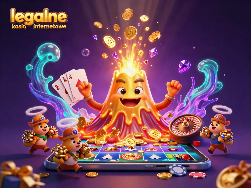 Engage with the thrilling world of legalne kasyna internetowe where a volcano erupts coins and treasures.