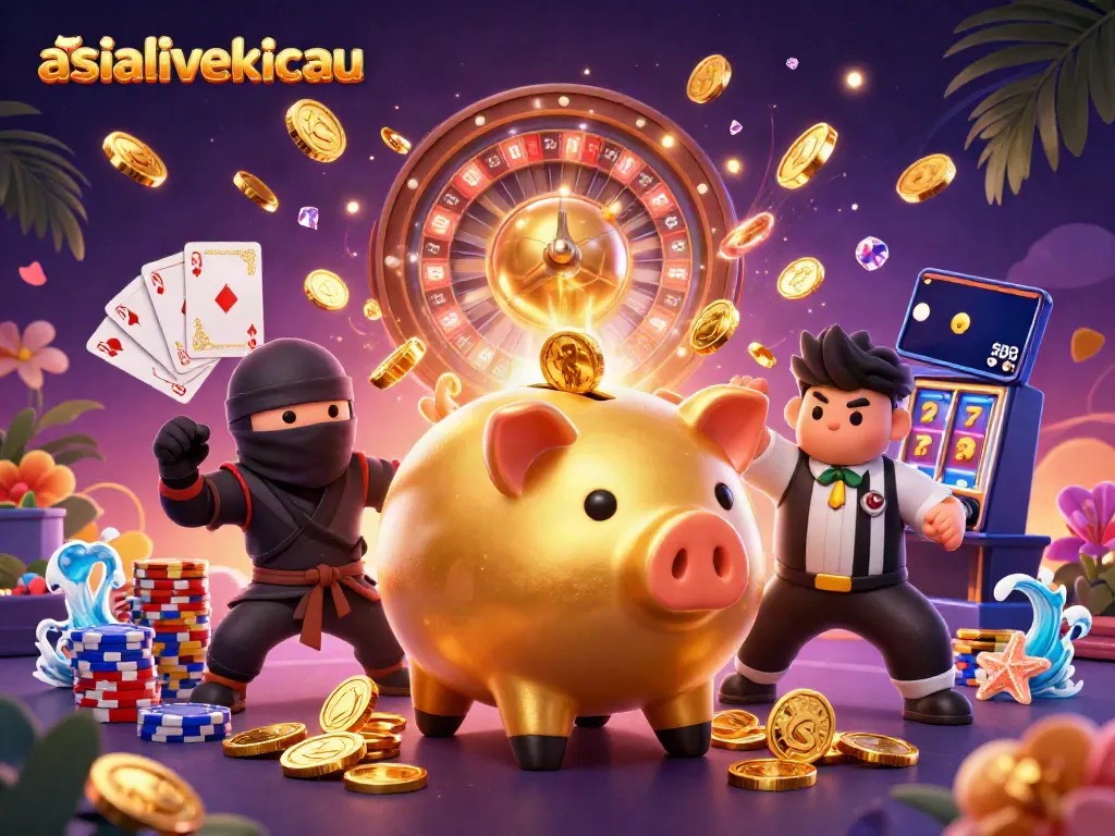Experience thrilling wins with asialivekicau in a vibrant casino scene featuring exciting gameplay elements.