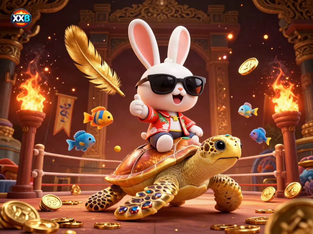 Experience the thrill of XX8 online gaming with vibrant characters and dynamic casino elements.