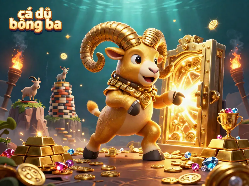 Engage in cá độ bóng đá with a dynamic scene featuring golden elements and animated characters.