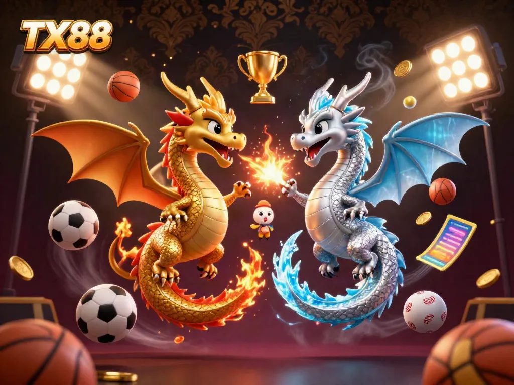Engage in thrilling gaming adventures with TX88 featuring dragons and sports elements.