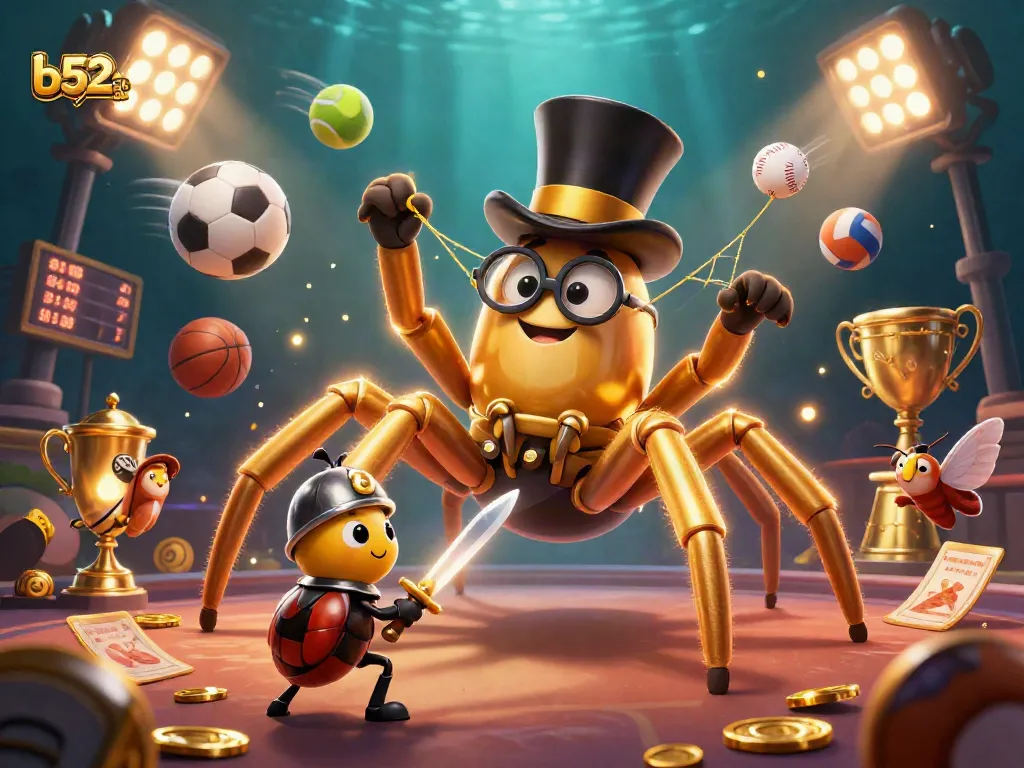 Engage in exciting gameplay at b52clubb with a vibrant casino scene showcasing dynamic sports betting.