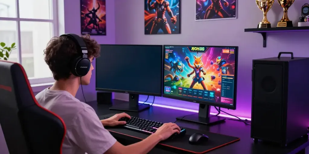 Pengalaman bermain seru di fox88 dengan grafis menakjubkan dan setup gaming modern.