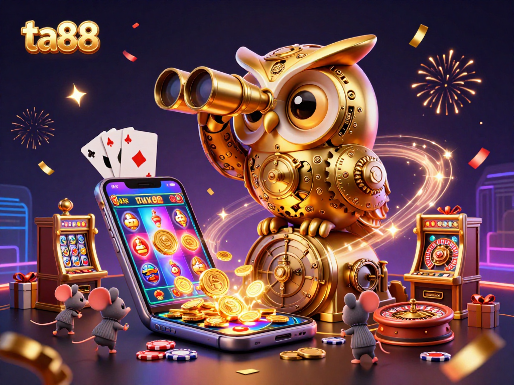 Play and win with ta88's dynamic casino experience featuring slot games and festive elements