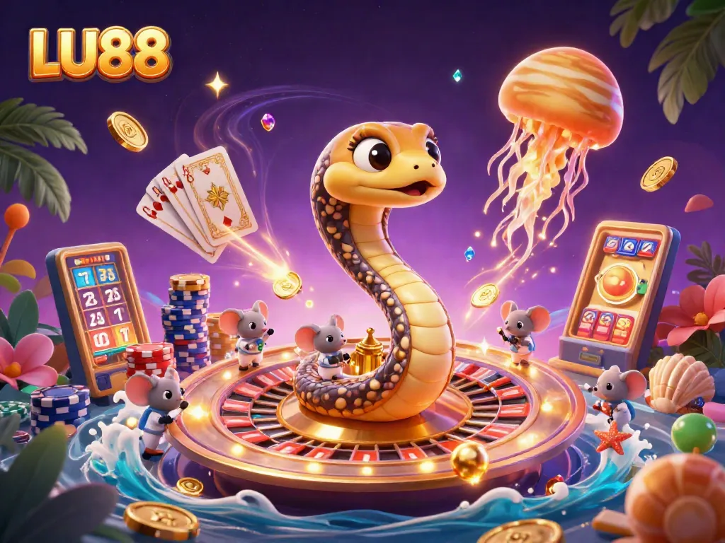 Play the exciting LU88 cosmic casino with unique characters and thrilling game elements.