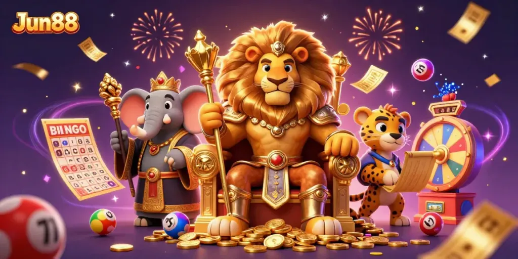 Experience thrilling games at Jun88 with rich bonuses and a majestic gaming atmosphere.